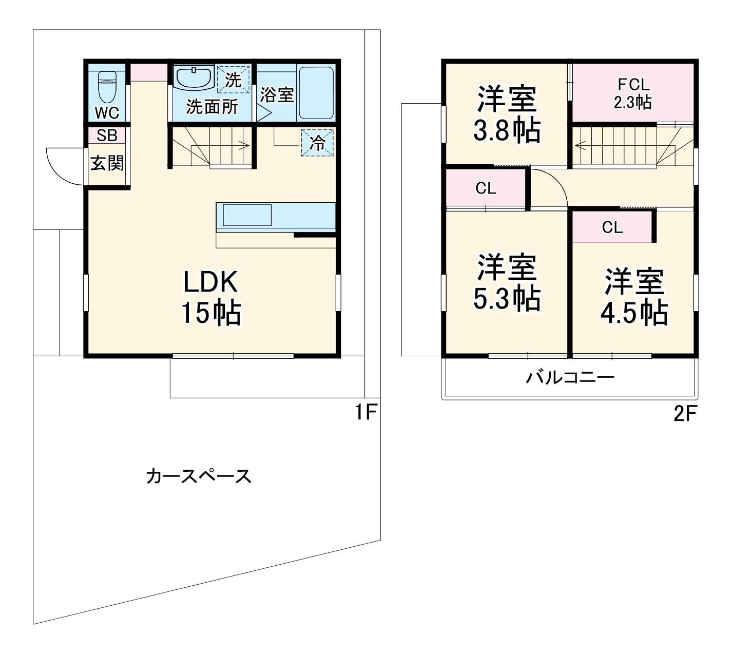 神奈川県藤沢市 2階建 築1年