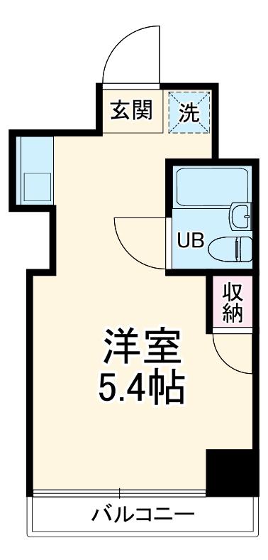 TOP・桜木町(ワンルーム/4階)の間取り写真