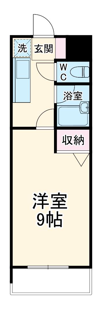 スターダスト柿生(1K/6階)の間取り写真