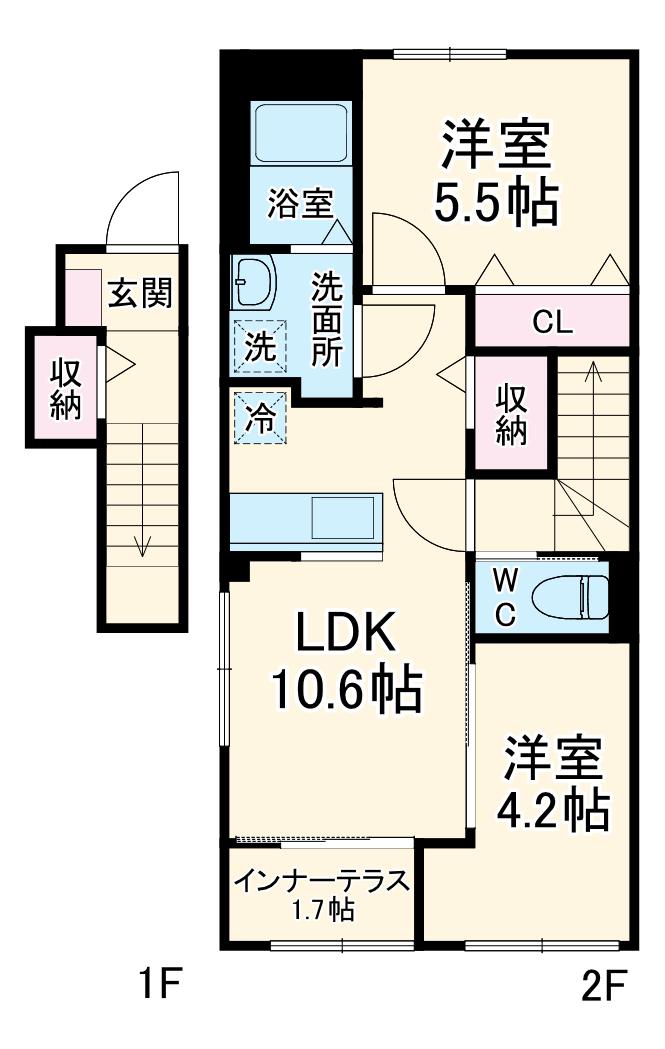 宮前区平5丁目アパート