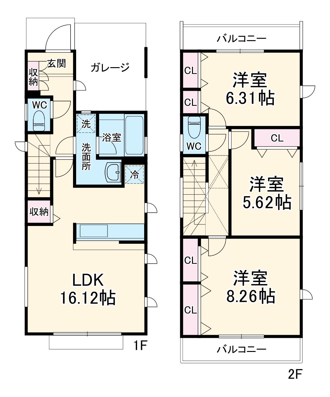 神奈川県座間市 2階建 築1年
