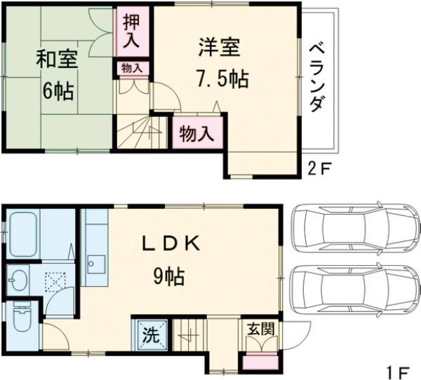 東京都新宿線 一之江駅 徒歩23分 2階建 築31年