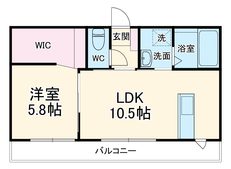 GRANDE MAISON(1LDK/3階)の間取り写真