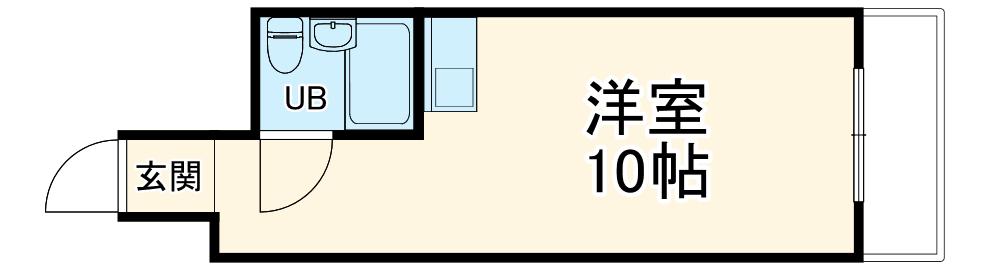 シャンボール第3新大阪(ワンルーム/5階)の間取り写真
