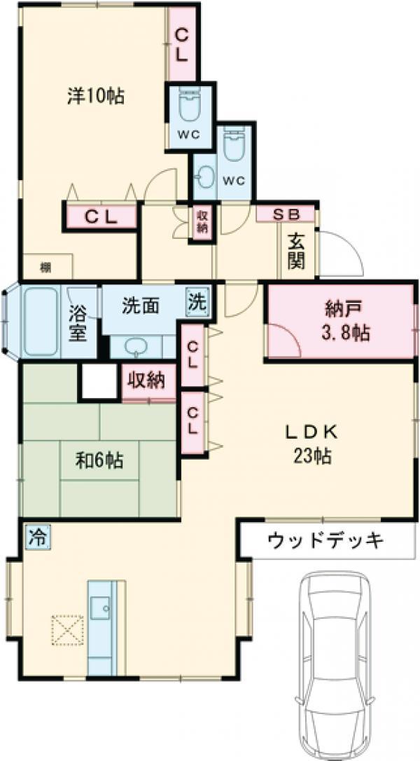 東急東横線 都立大学駅 徒歩13分 3階建 築28年