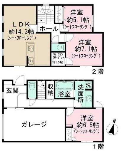 東武鉄道東上線 志木駅 徒歩38分  築1年(3LDK)