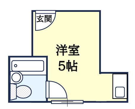 UPPER HOUSE 上石神井(ワンルーム/1階)の間取り写真