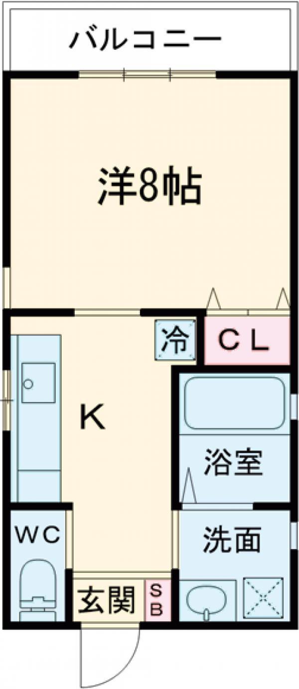 東京地下鉄南北線 赤羽岩淵駅 徒歩5分 1階建 築1年(1K)の間取り写真