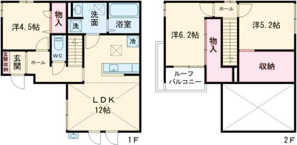 BLOOMI(3LDK/1階)の間取り写真