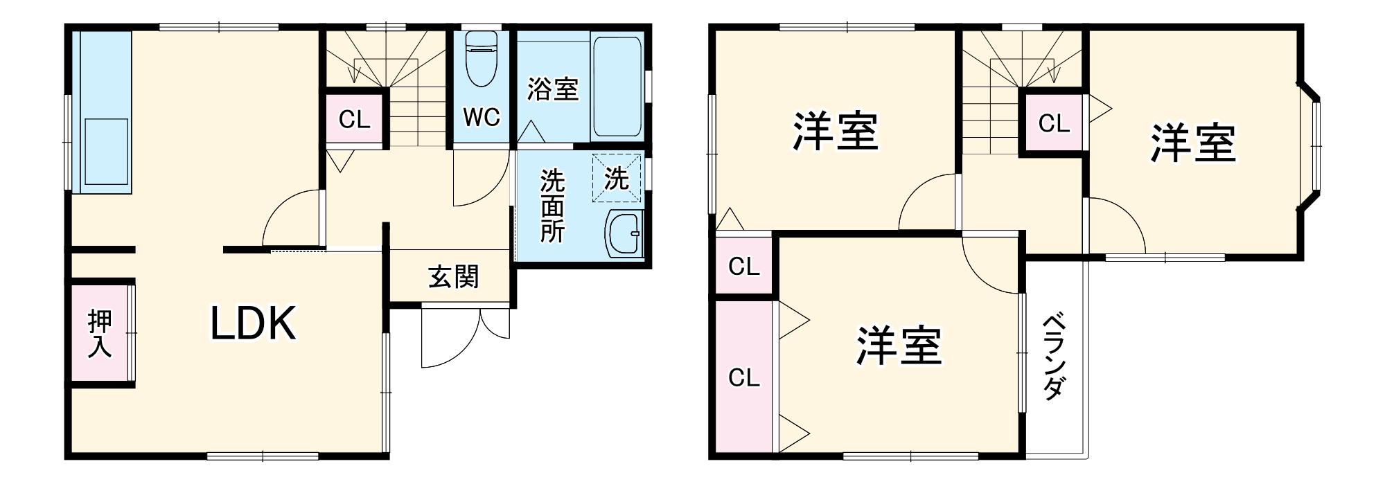 阪急電鉄宝塚線 庄内駅(大阪) 徒歩14分 2階建 築31年