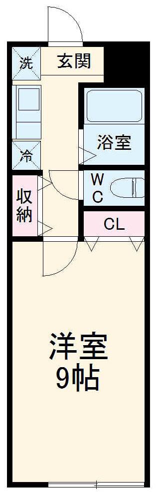 アトーレ下落合マンション(1K/3階)の間取り写真
