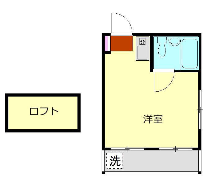 BCASA小田原ⅡRE-BORN(ワンルーム/3階)の間取り写真