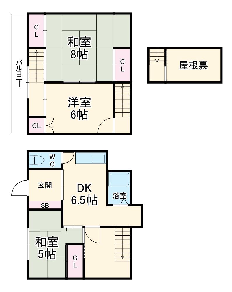 阪急電鉄宝塚線 庄内駅(大阪) 徒歩4分 2階建 築233年