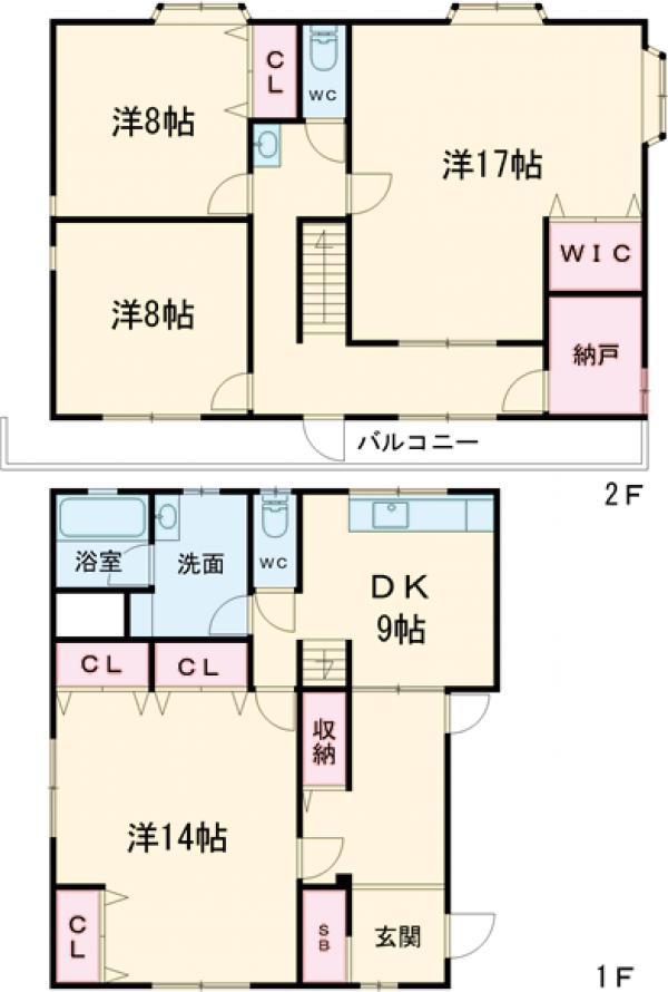 八高線 北藤岡駅 徒歩10分 2階建 築51年