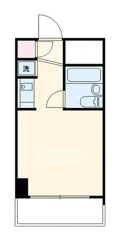TOP立川(ワンルーム/4階)の間取り写真
