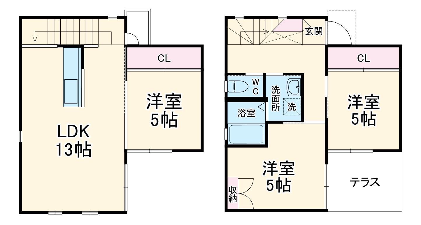 東海道本線 沼津駅 徒歩19分 2階建 築18年