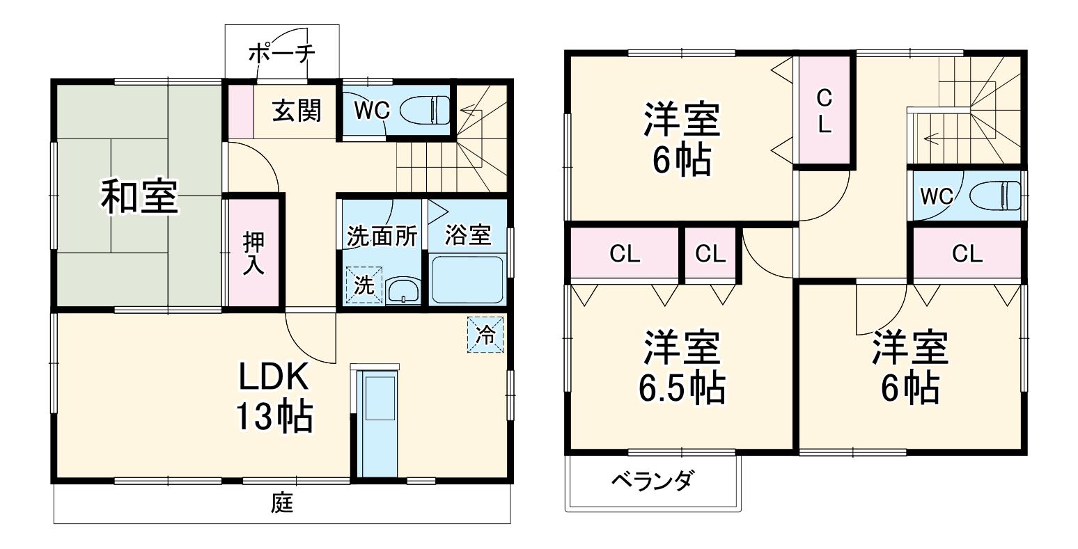 神奈川県座間市 2階建 築27年