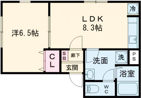 西武池袋・豊島線 中村橋駅 徒歩9分 3階建 新築(1LDK/3階)の間取り写真