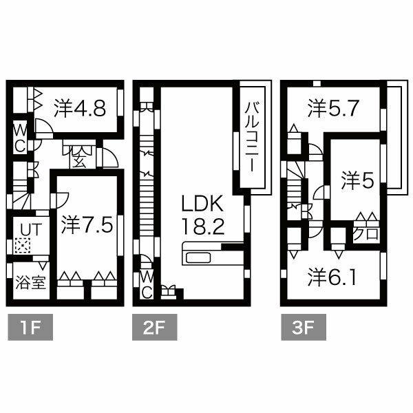 中央本線 勝川駅(ＪＲ) 徒歩13分 3階建 築6年