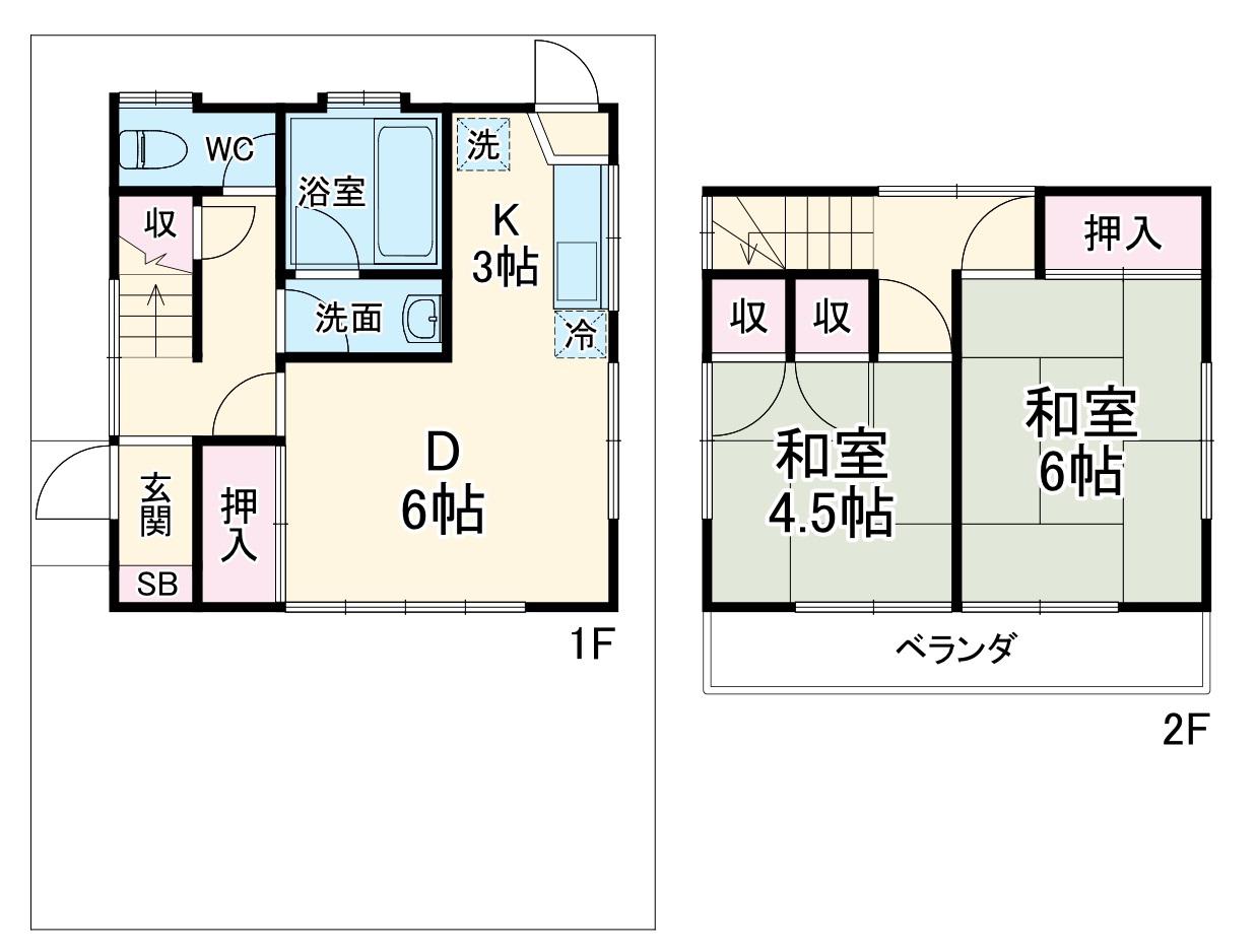 神奈川県藤沢市 2階建 築61年