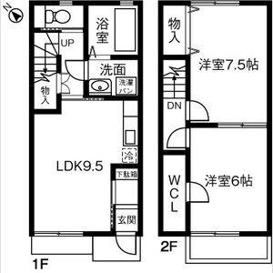アヴェニール(2LDK)の間取り写真