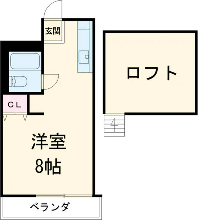 ロフティCP 2階階 間取り