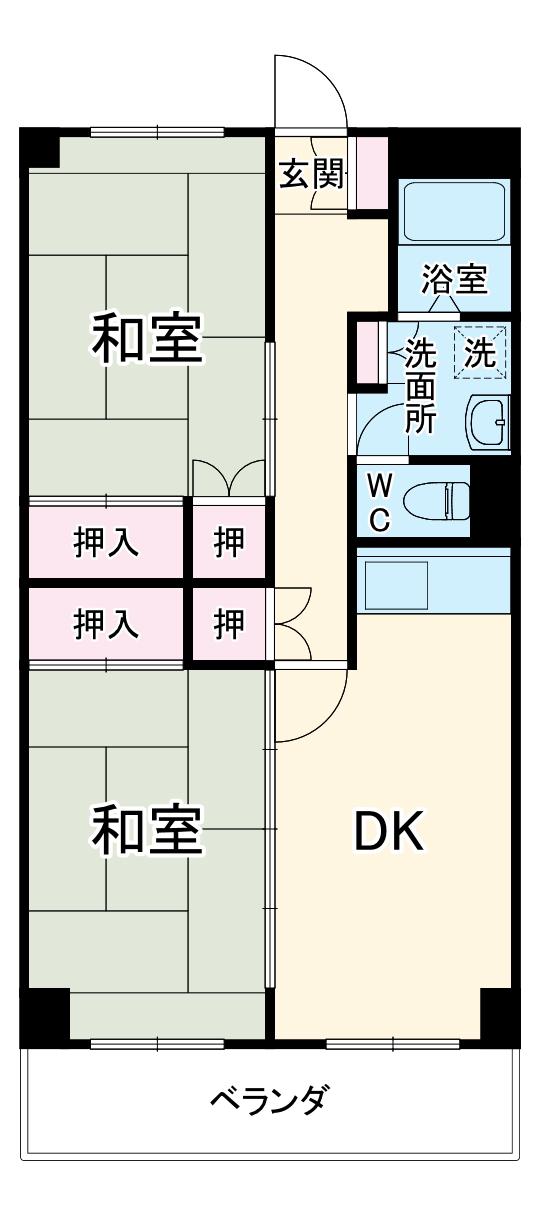 港楽ハイツ1棟