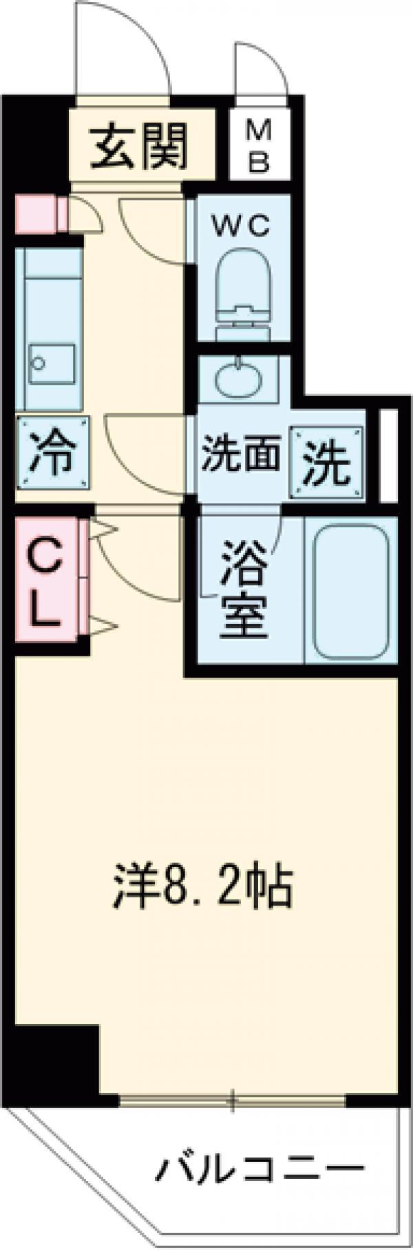 MAXIV練馬TRE(1K/3階)の間取り写真