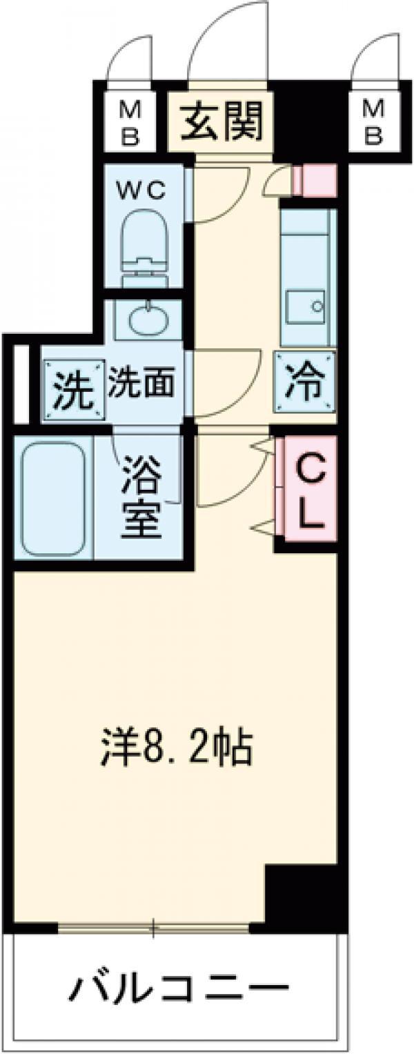 MAXIV練馬TRE(1K/3階)の間取り写真