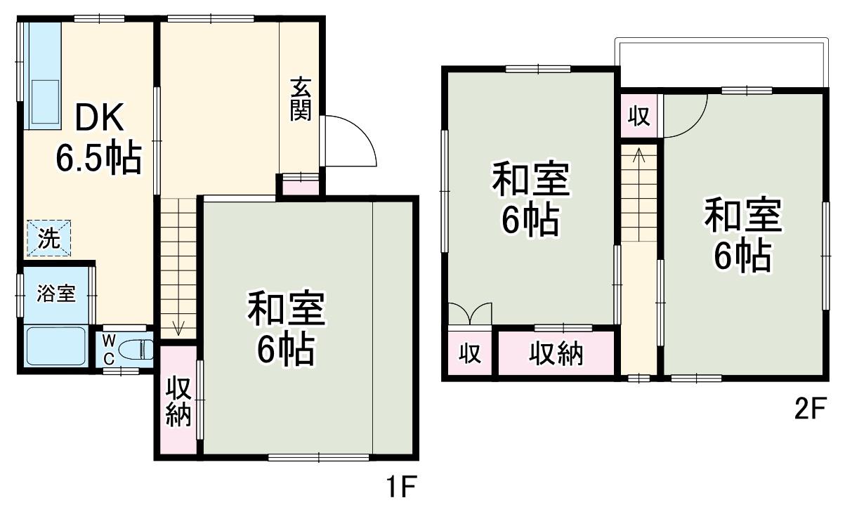 京成電鉄松戸線 前原駅 徒歩20分 2階建 築54年