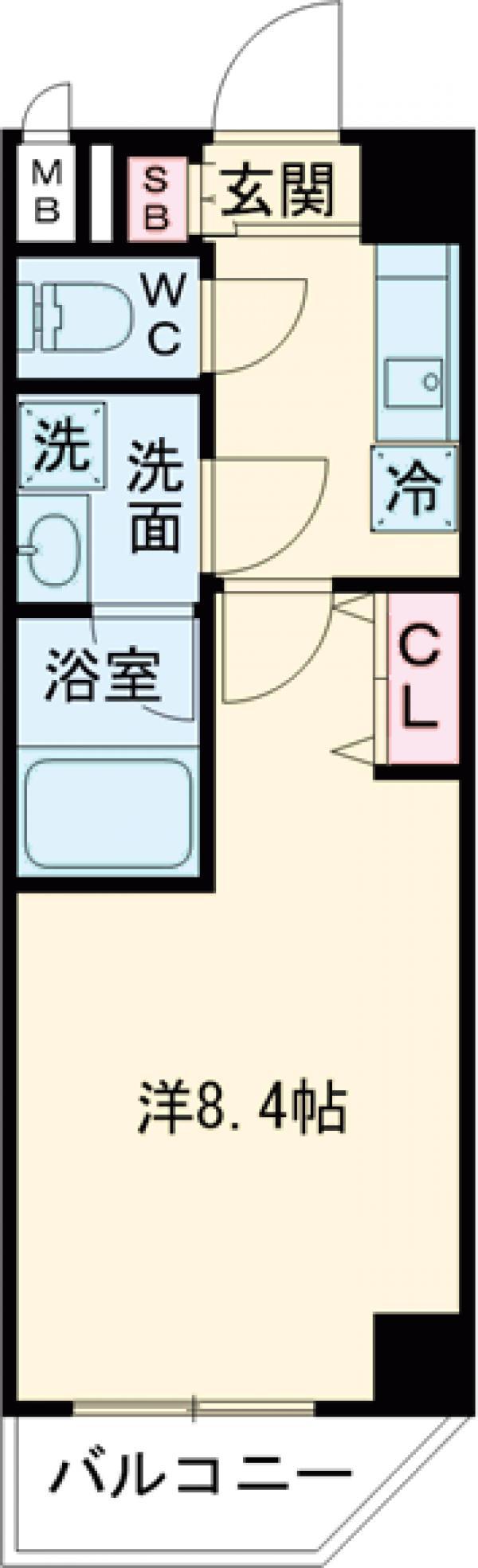 MAXIV練馬TRE(1K/4階)の間取り写真