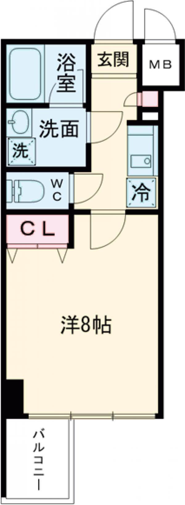 MAXIV練馬TRE(1K/4階)の間取り写真