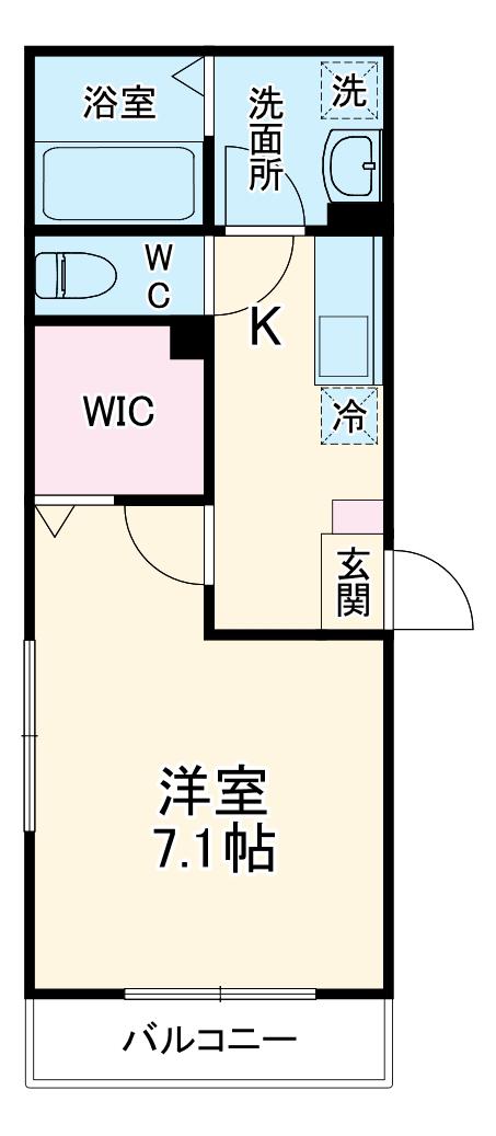 BEST STAGE大間4丁目1(1K/1階)の間取り写真