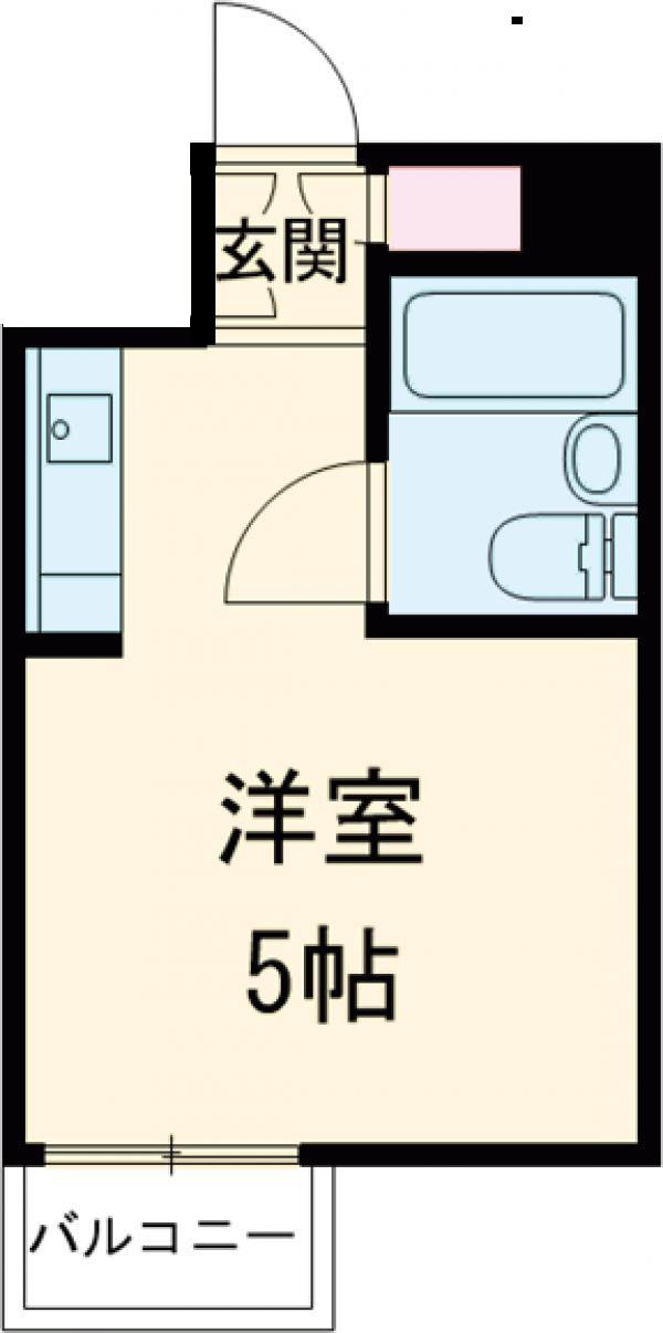 コート桜上水(ワンルーム/2階)の間取り写真