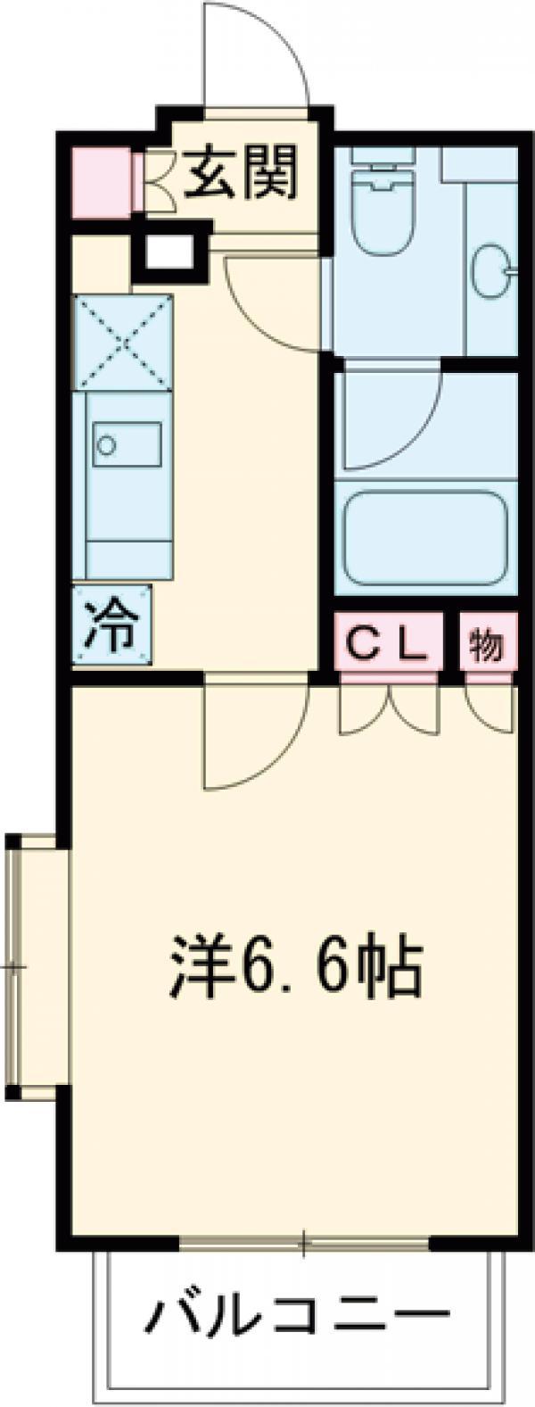 クレイシア新大塚(1K/12階)の間取り写真