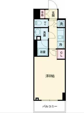 メインステ-ジTOKYO ノース HY`S(1K/1階)の間取り写真