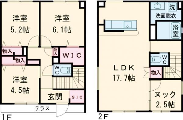 東京都新宿線 一之江駅 徒歩11分 2階建 新築
