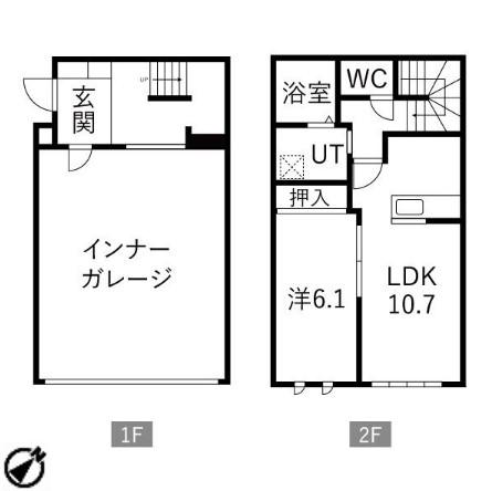 ＬＡ　ＦＯＲＭＯＳＡ(1LDK)の間取り写真