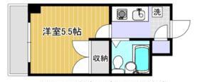 アーバンエレガンス草加(1K/1階)の間取り写真