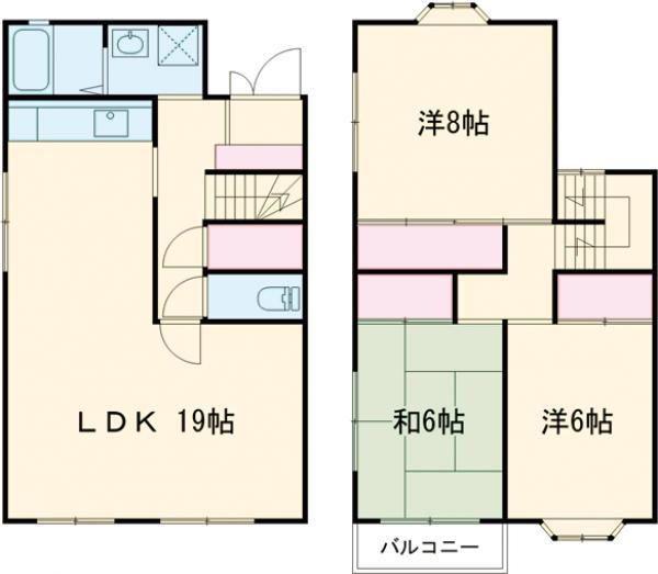 ガーデン南町田(3LDK)の間取り写真