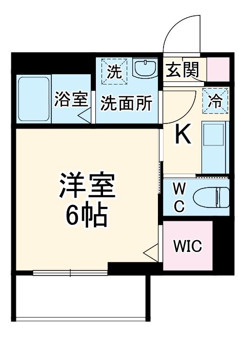 ROBOT HOME 西大宮Ⅴ(1K/2階)の間取り写真