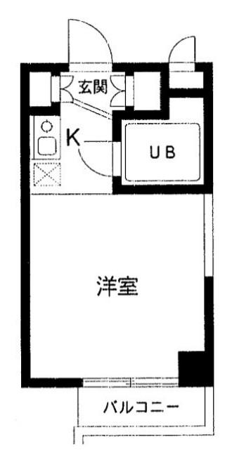セントヒルズ西台第2(ワンルーム/2階)の間取り写真