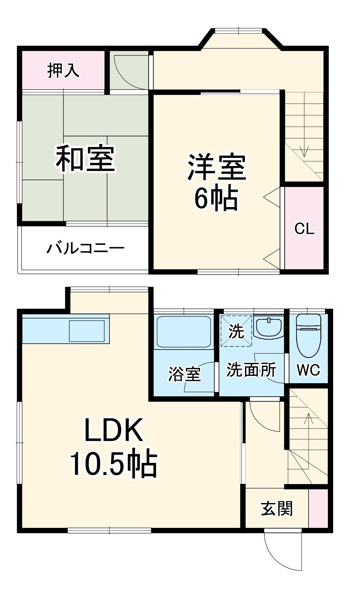 公郷町１丁目テラスハウス