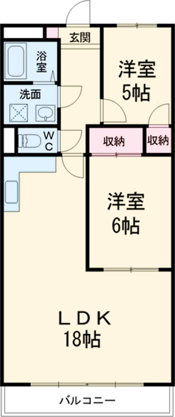 STAGE S.Ⅰ(2LDK/4階)の間取り写真