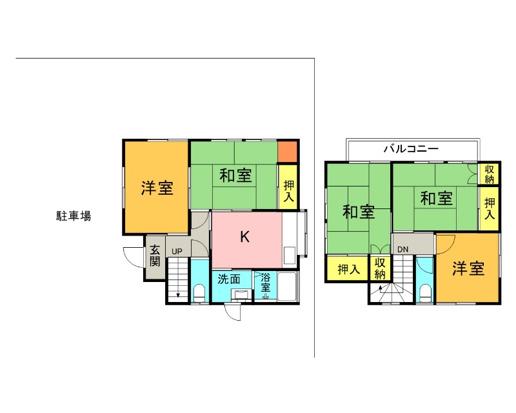 小田急電鉄小田原線 渋沢駅 徒歩22分 2階建 築43年