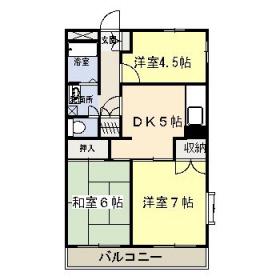 ドルチェ(3DK/3階)の間取り写真