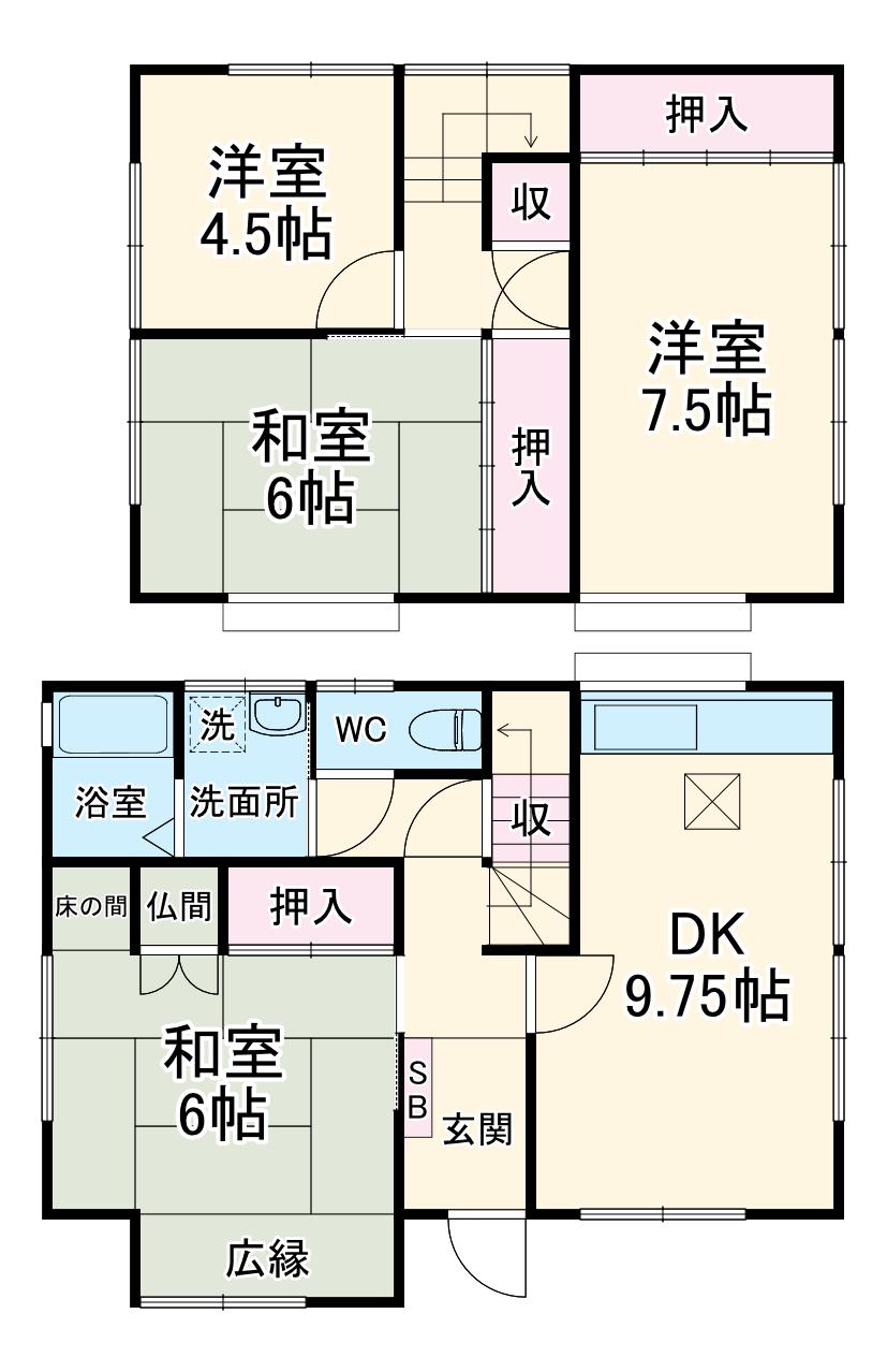 名鉄三河線 碧南中央駅 徒歩13分 2階建 築37年