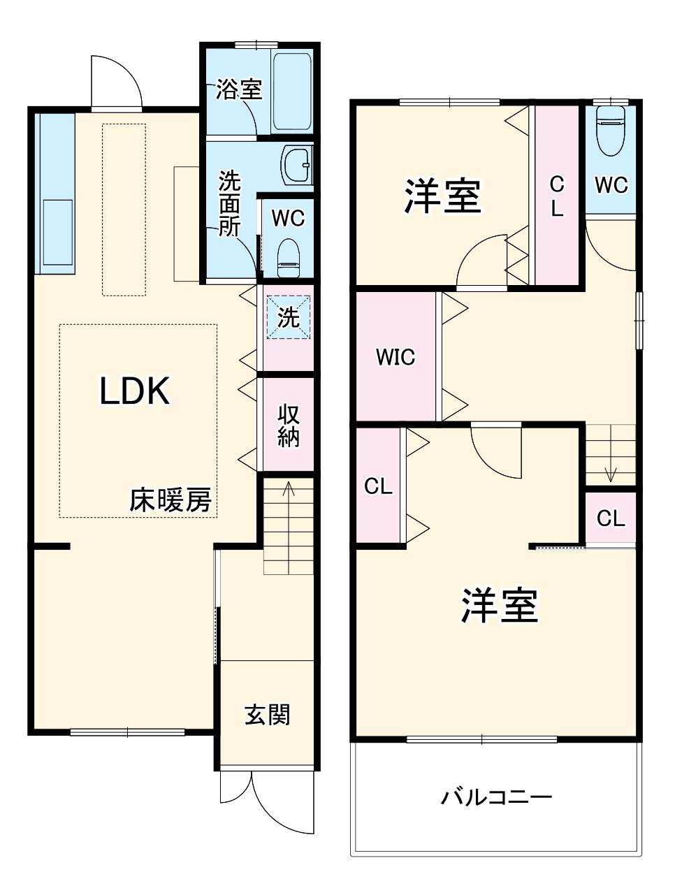 東海道本線 岸辺駅 徒歩16分 2階建 築43年