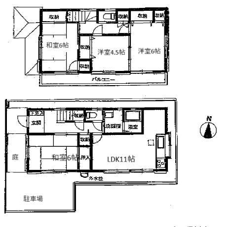 武蔵野線 南流山駅 徒歩13分 2階建 築30年