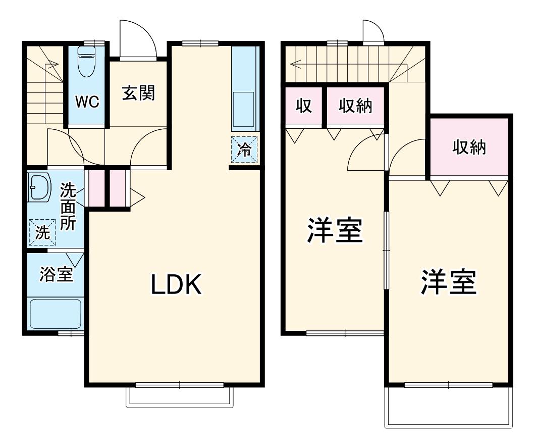 ベル・カーサ(2LDK)の間取り写真